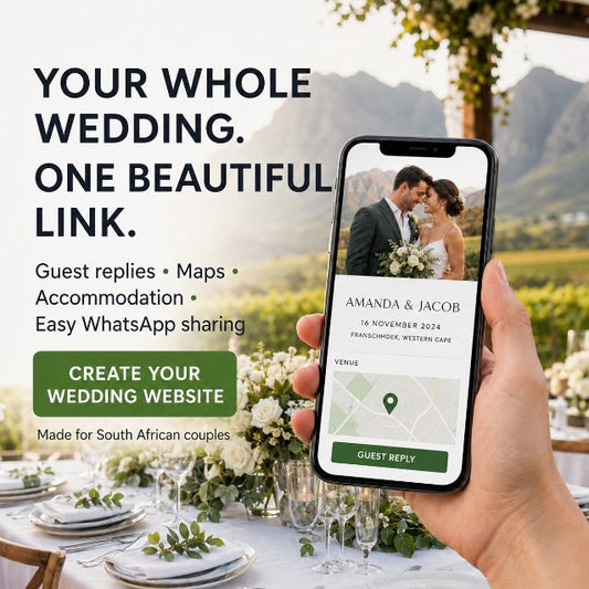 Why South African Couples Are Choosing Wedding Websites